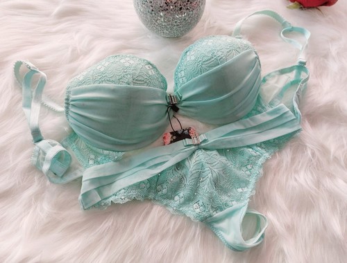 Damen dessous set - damen, push-up-bh
